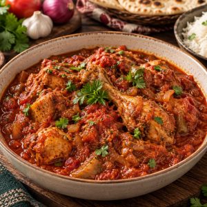 Delicious Chicken Stew with tender chicken, fresh vegetables, rich gravy, and aromatic spices from www.paknpure.com.