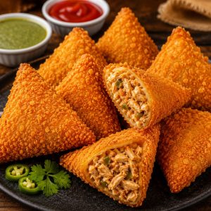 Crispy Chicken Samosa – Golden Frozen Chicken Samosa | Pak N Pure