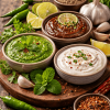 Fresh and flavorful dips and chatni made with natural ingredients by PaknPure in Karachi
